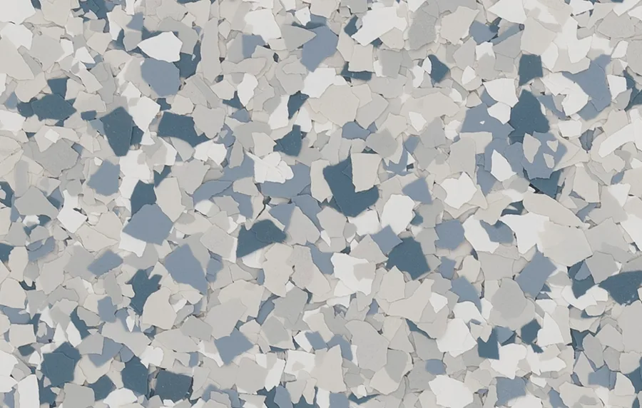 Tidalwave flake floor color sample